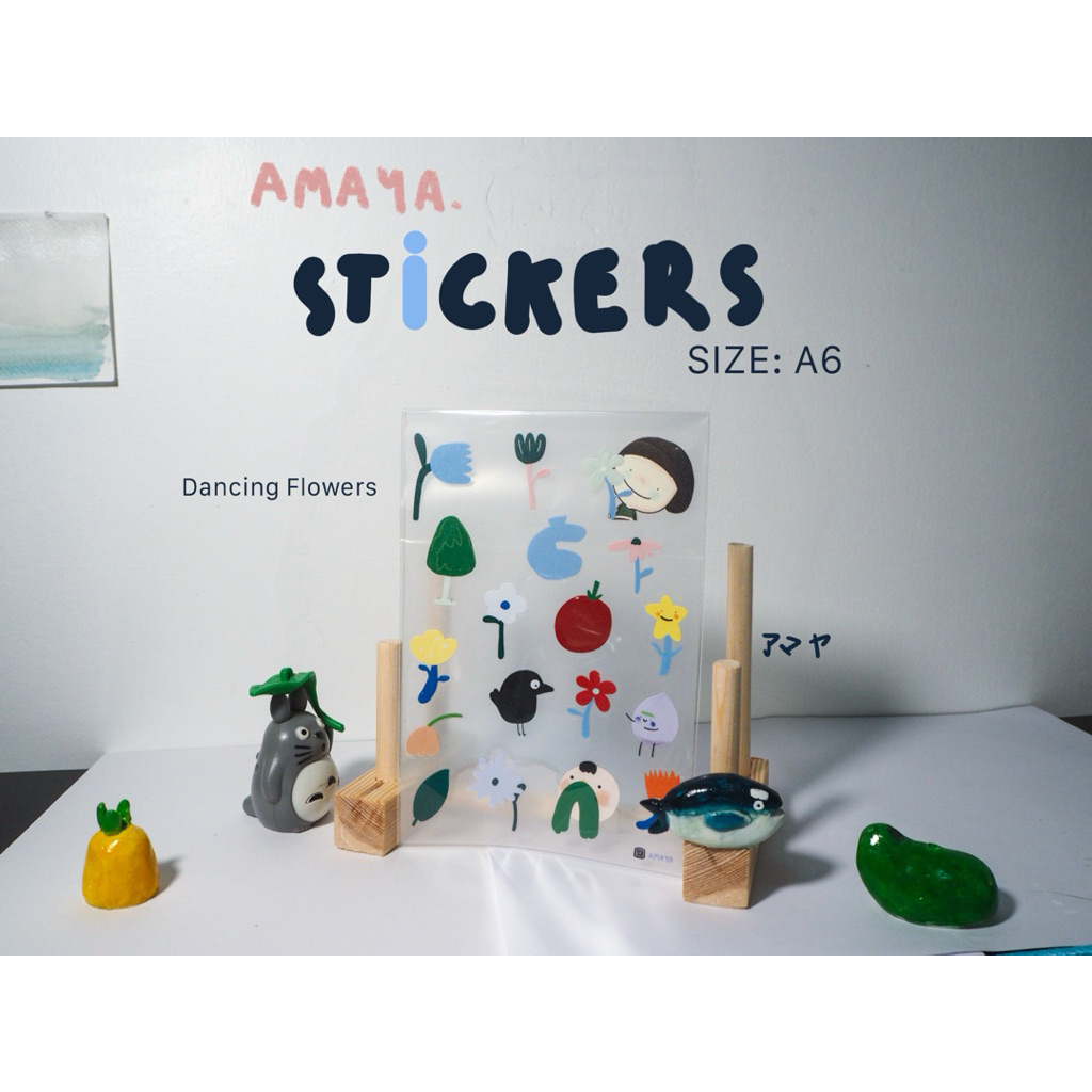 Amaya Stickers | Dancing Flowers