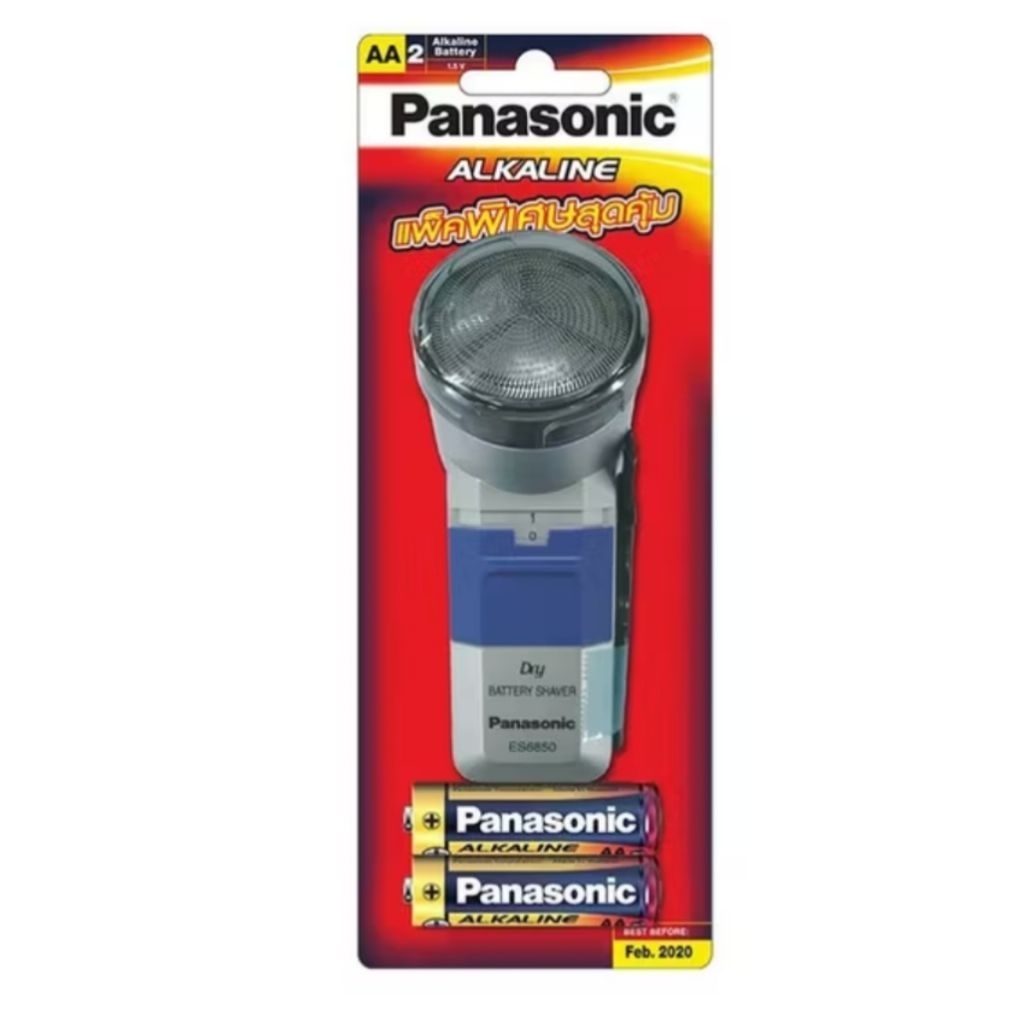 [ใหม่]เครื่องโกนหนวด Panasonic ES6850 แถมถ่าน พร้อมใช้