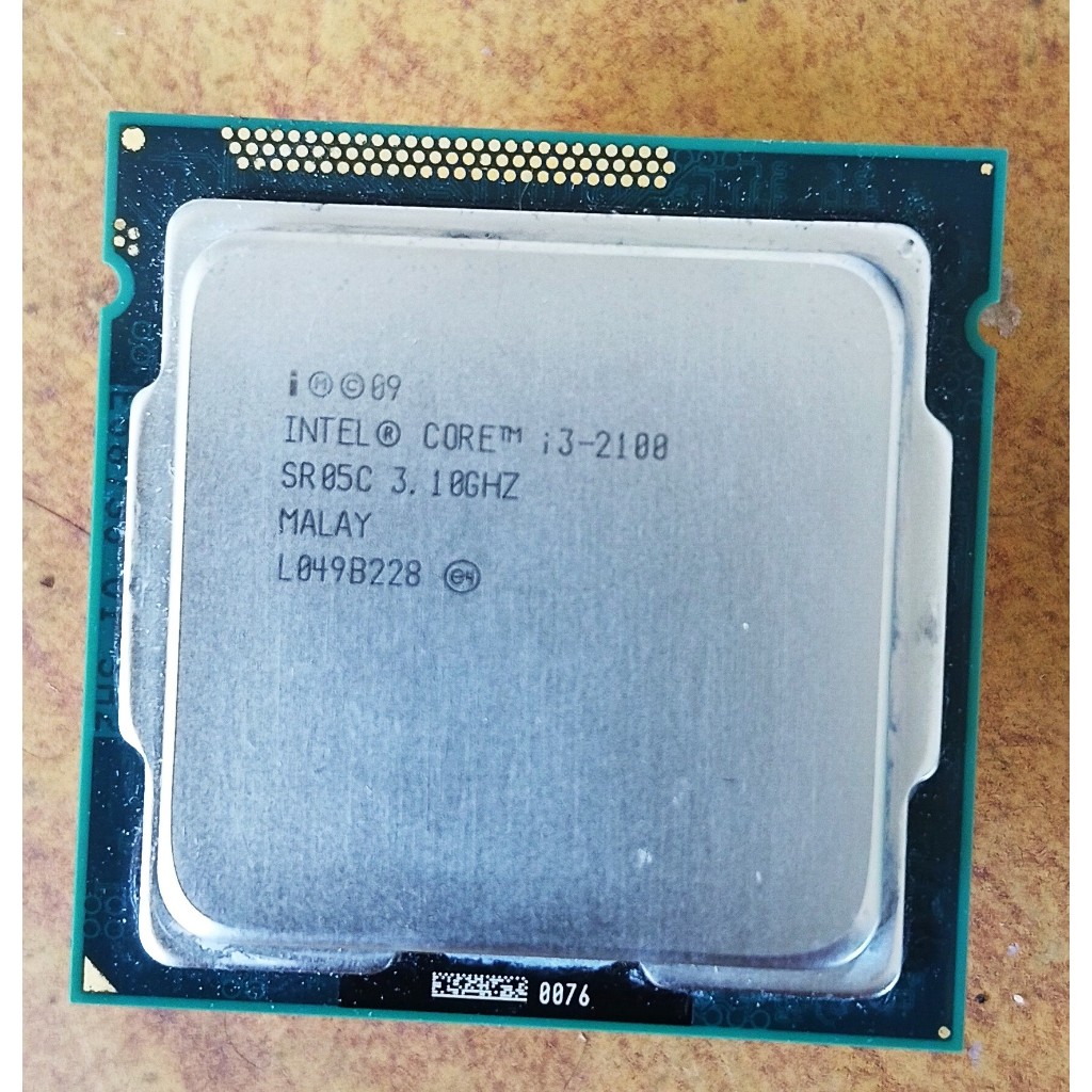 CPU i3 2100 i3-2100 gen 2 3.1Ghz Cores 2 Threads 4 รองรับเมนบอร์ด 1155