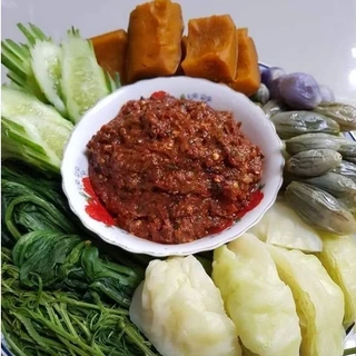 น้ำพริกตาแดงสูตรโบราณแบบบ้านๆ อร่อยครบรสไม่ต้องปรุงเพิ่มทำวันต่อวันไม่ใส่สารกันบูดสดสะอาดปลอดภัยทานกับอะไรก็อร่อย
