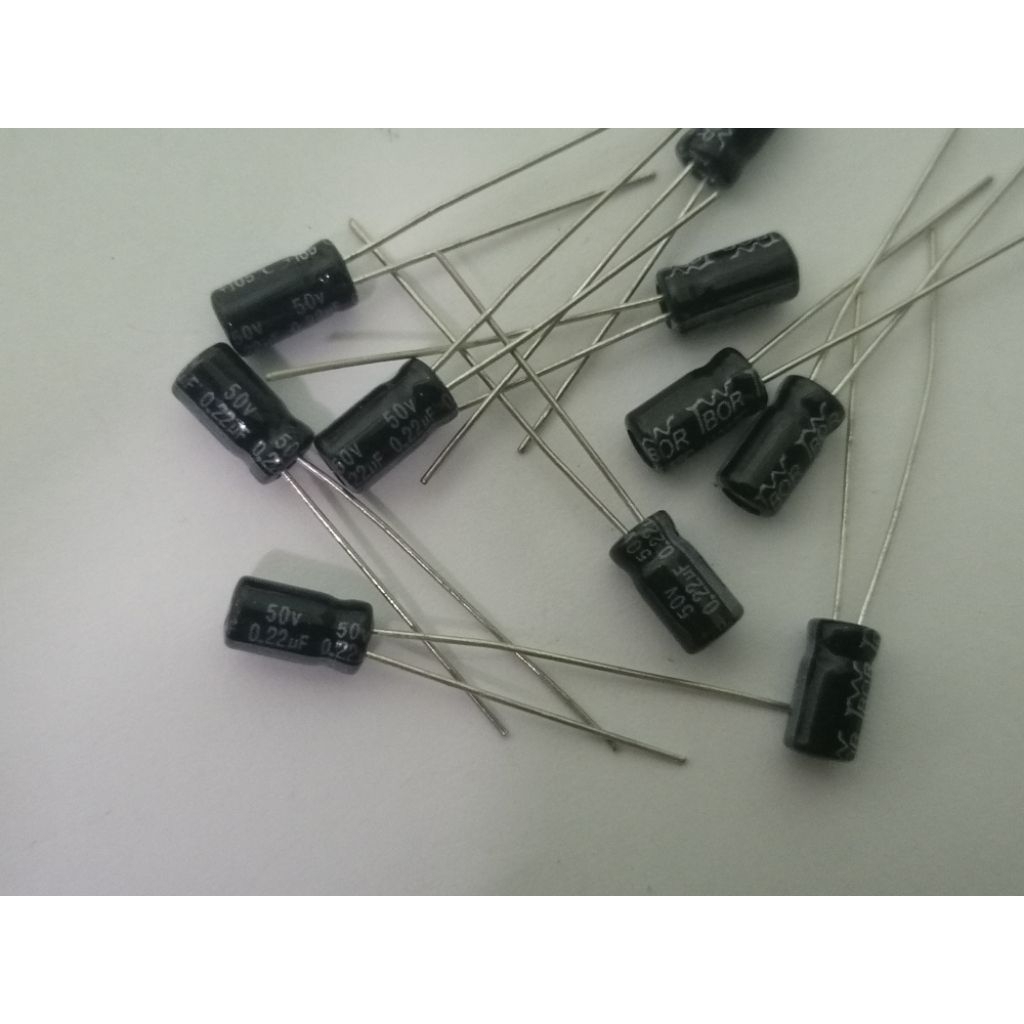 (ราคา​/ชิ้น)​Capacitor​ 50v​0.22uf​
