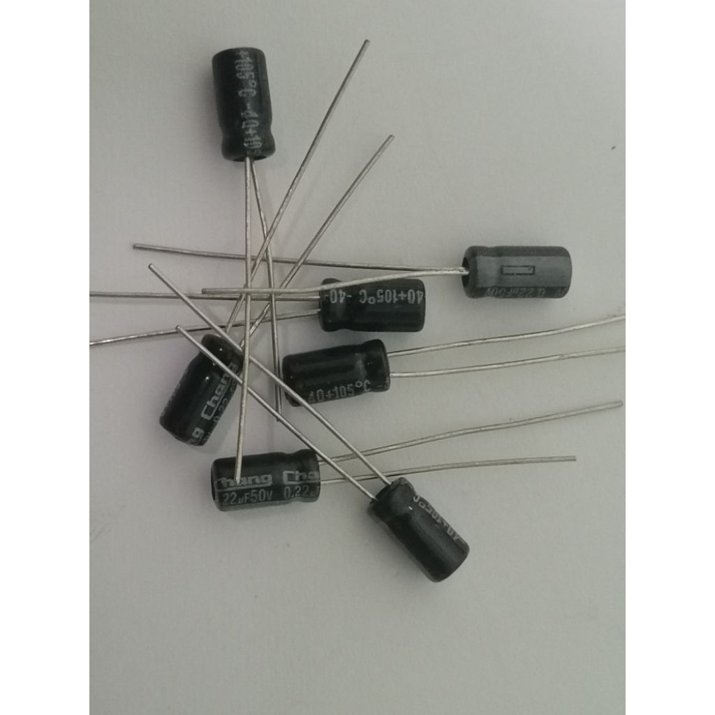 (ราคา​/10ชิ้น)​ Capacitor​50v​ 0.22uf