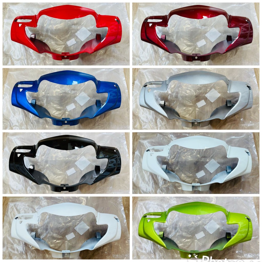 (BK) หน้ากากหน้า Wave 125i เวฟ 125i ไฟเลี้ยวบังลม (หัวฉีด รุ่นมีบังไมล์ / ปี 2005-2010)