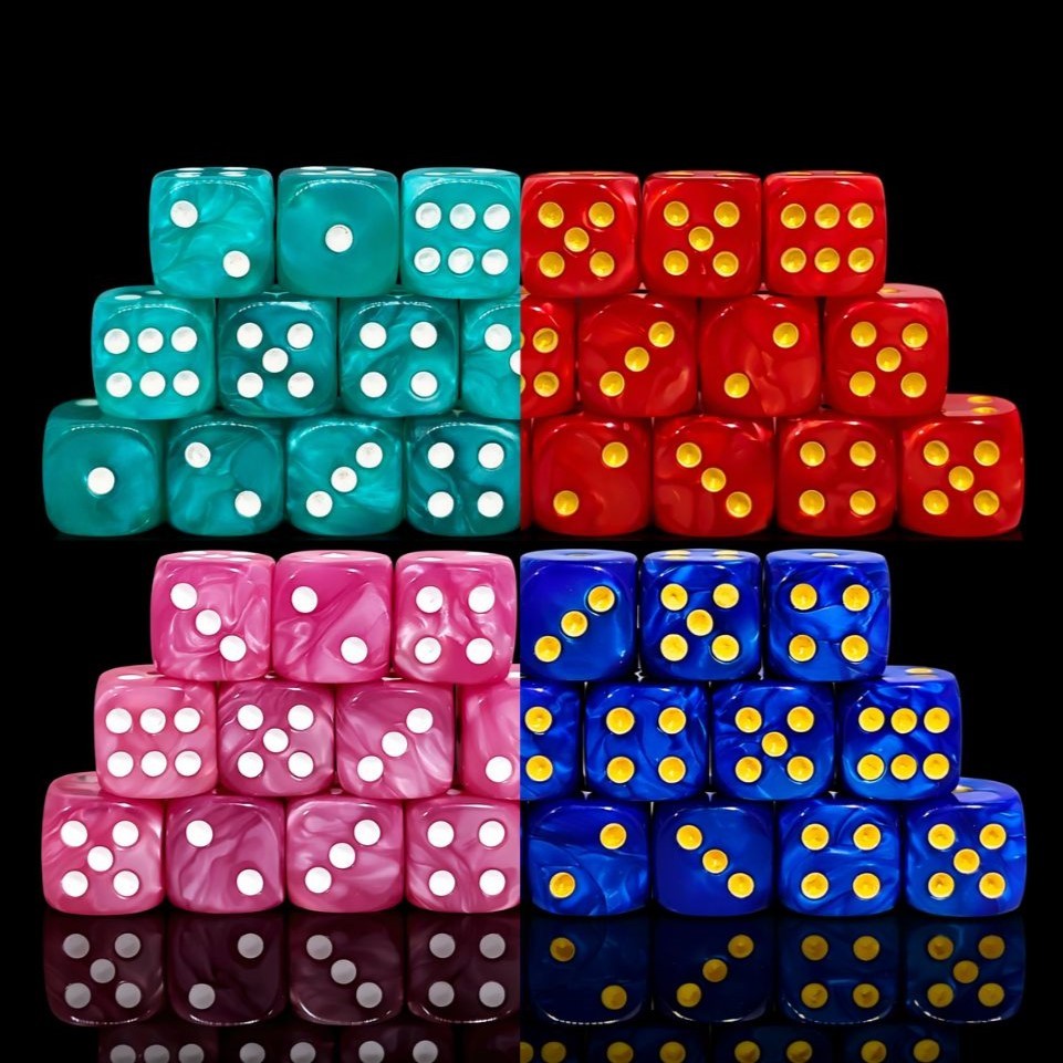 ลูกเต๋า D6 DOT DICE 1ลูก(1die) | ลูกเต๋า Dice For DnD D&D MTG RPG TRPG เกมกระดาน บอร์ดเกม Game ไพ่ทา