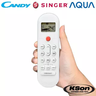รีโมทแอร์ แคนดี้ ซิงเกอร์ อควา อะไหล่แอร์ CANDY SINGER AQUA Air Conditioner Remote Control