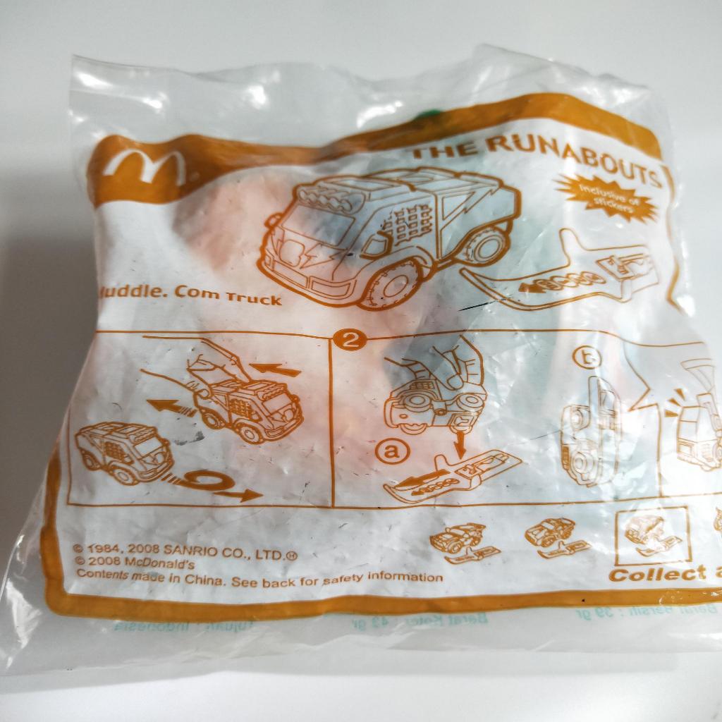 ของเล่นแมคโดนัลด์ McDonald's Happy Meal 2008 - The Runabouts - Muddle. Com Truck (Sanrio)