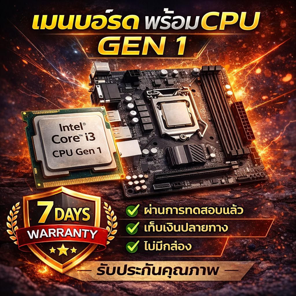⭐ชุดเมนบอร์ดi3 i5 i7 gen1 (1156)⭐