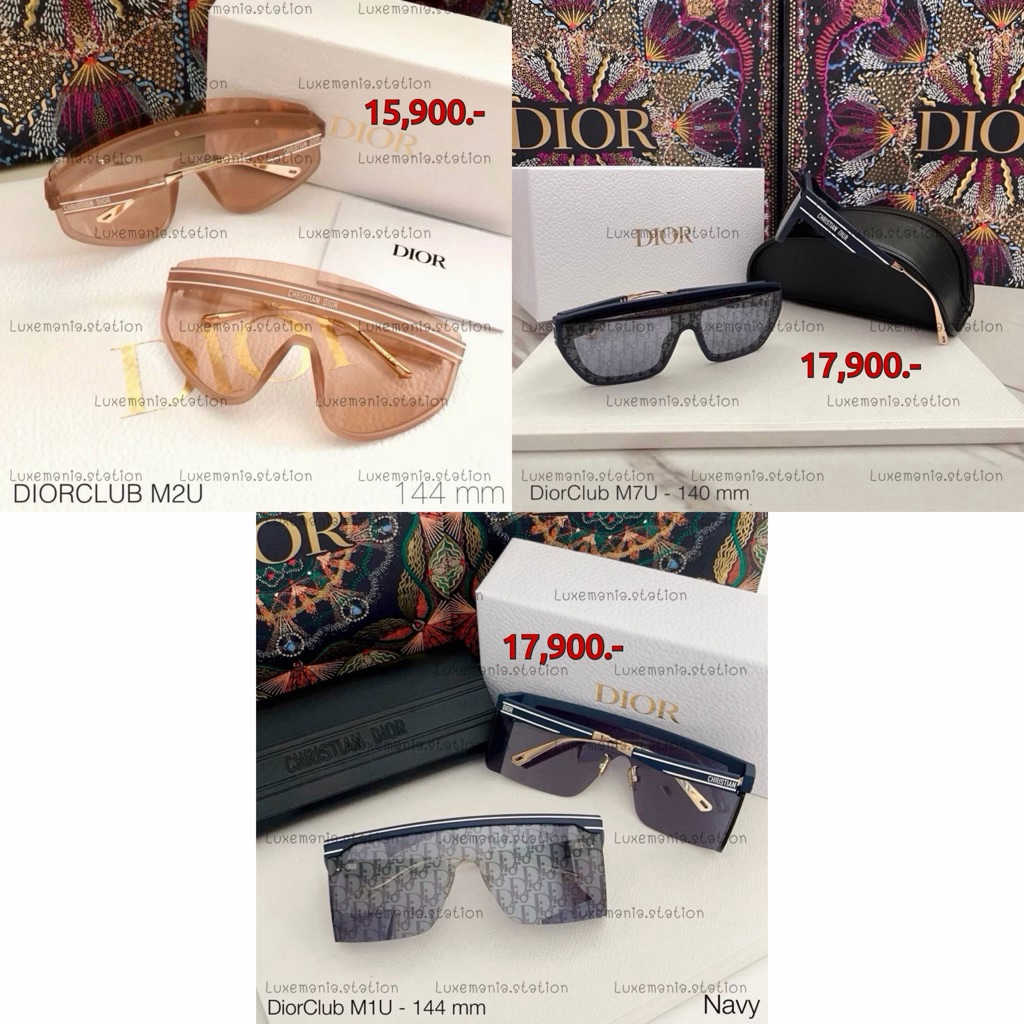 🇹🇭👜[พร้อมส่ง]: Dior Sunglasses DiorClub M1U / M7U / M4U / M2U‼️ก่อนกดสั่งรบกวนทักมาเช็คสต๊อคก่อนนะคะ