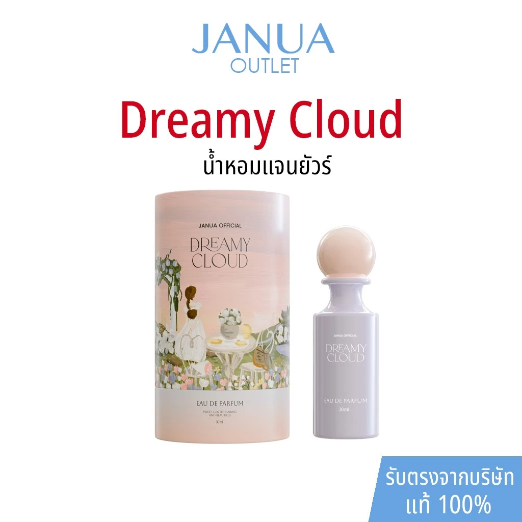 แท้ 100% น้ำหอมแจนยัวร์ Janua Perfume สำหรับผู้หญิง กลิ่น Dreamy Cloud ขนาด 30ml