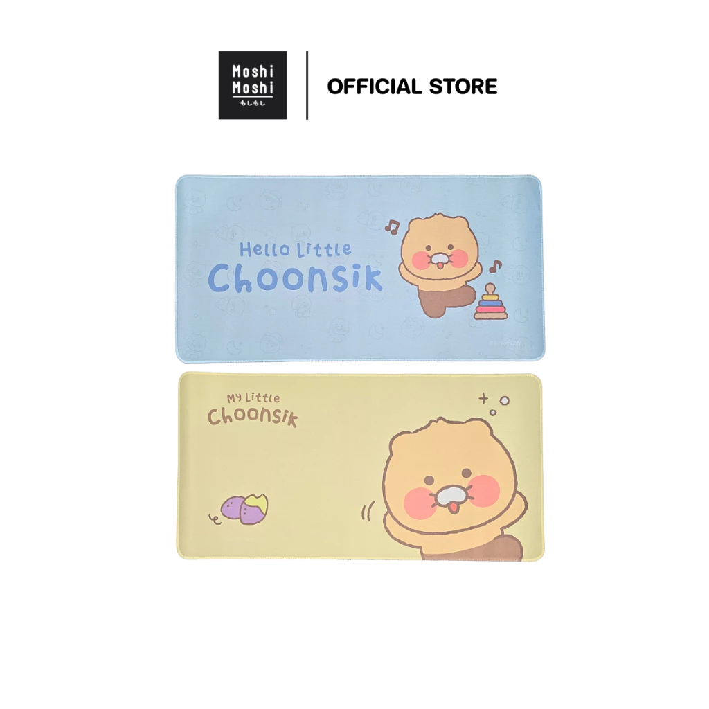 Moshi Moshi แผ่นรองเมาส์ กันลื่น แผ่นรองเมาส์ยาว ลาย Choonsik ลิขสิทธิ์แท้จาก Kakao Friends รุ่น 6100007615-7616
