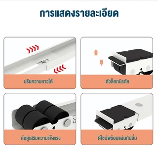 Mondial ฐานรองเครื่องซักผ้า 24 ล้อ ปรับยืดได้ ใช้ได้กับตู้เย็นและแอร์ พร้อมเบรกล็อก แข็งแรง รองรับน้ำหนักได้ถึง 300 กก