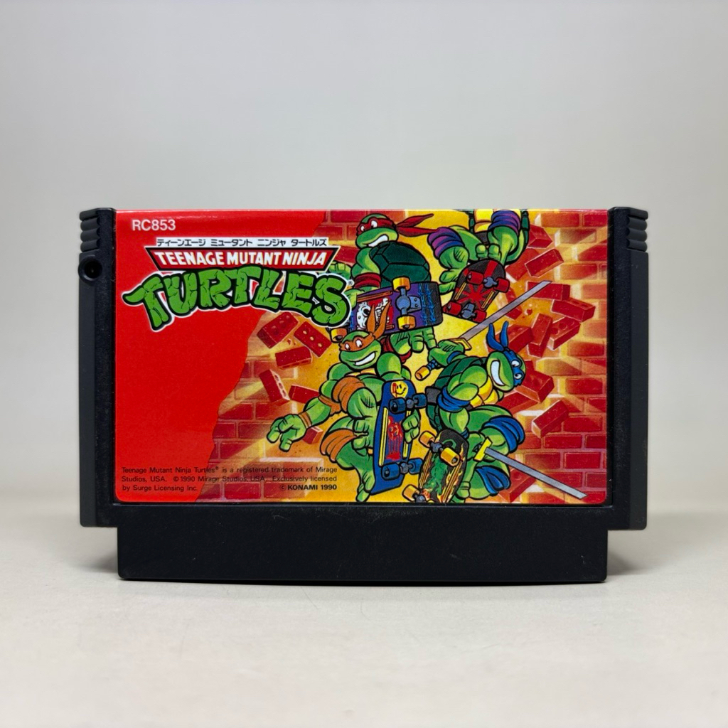Teenage Mutant Ninja Turtles (FC) | Nintendo Famicom Original Cartridge Japan | ตลับเกมแท้ แฟมิคอมญี