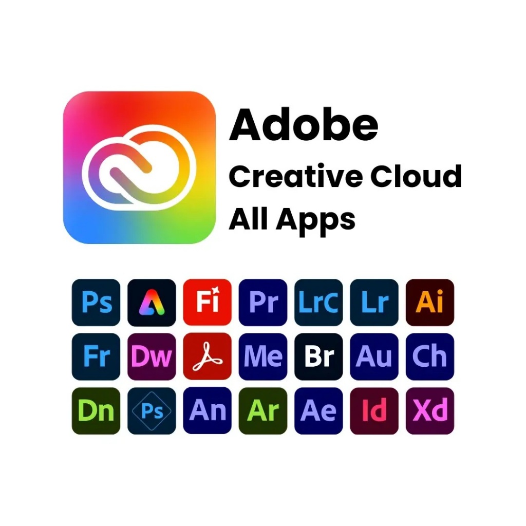 Adobe Creative Cloud Professional | Subscription ระยะเวลา 1 เดือน (ลิขสิทธิ์แท้)
