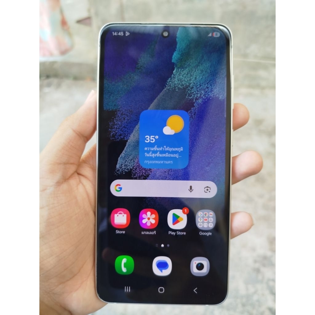 Samsung s21 fe 5g มือสอง    จอเปลี่ยนยกบอดี้งานoled สแกนนิ้วได้ กล้องหน้ามัว