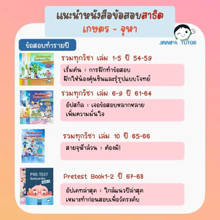 หนังสือข้อสอบสาธิตจุฬา /สาธิตเกษตร เครือสาธิต และคาทอลิก รวมทุกวิชา เข้าป.1