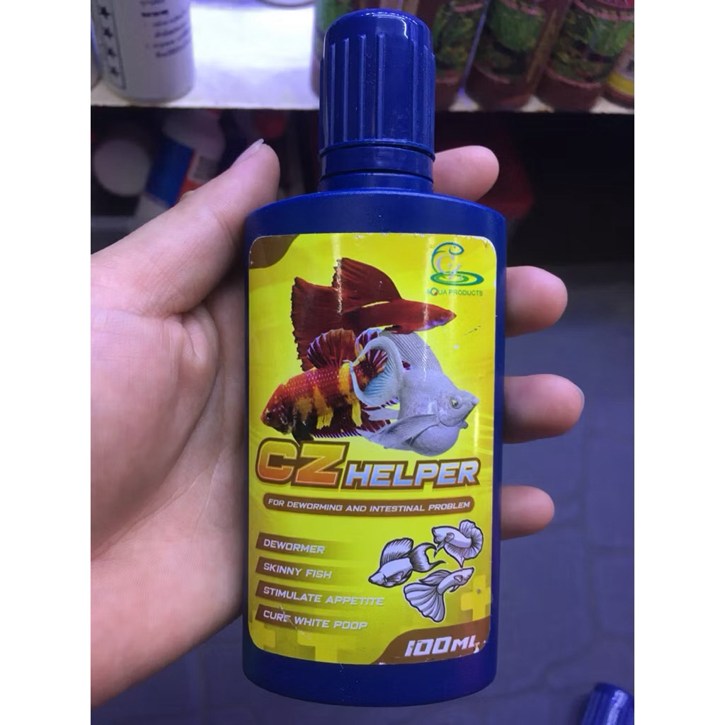 CZ HELPER สินค้าสำหลับเเก้ปัญหาปลาสวยงาม ปลาบอลูนปลากัดปลาหางนกยูงปลาปอมปาดัง