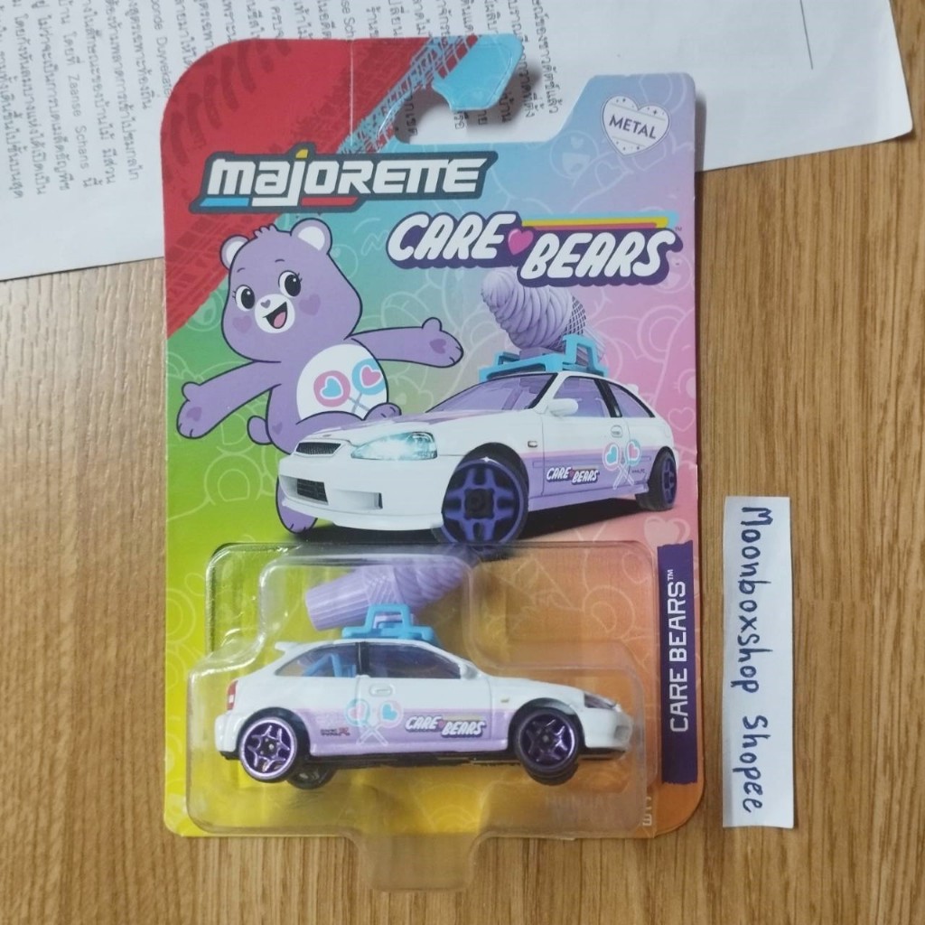 Majorette CARE BEARS มาจอเร็ตต์ แคร์แบร์ส HONDA CIVIC TYPE R EK9 / ของใหม่ยังไม่แกะแพ็ค