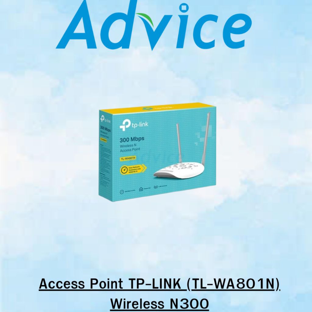 Access Point TP-LINK (TL-WA801N) Wireless N300 PoEA0130931
