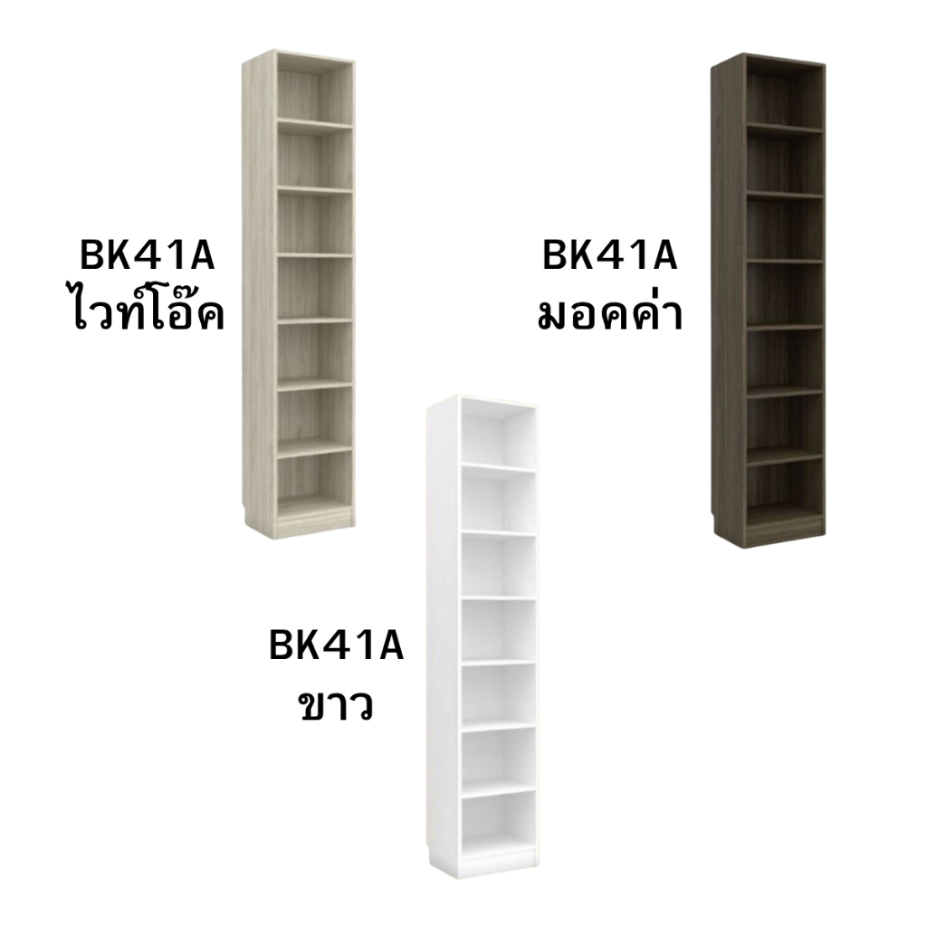 ชั้นวางอเนกประสงค์ ชั้นโชว์โมเดล ขนาด 40 cm. รุ่น BK41A ไม้เกรด E1