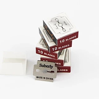 BLADE🥕ใบมีด 100 ชิ้น สำหรับใส่ ที่ขูดเท้า ที่ขัดส้นเท้าแตก ใบมีด suberly ขนาด2.5 x 2.1 cm.ใบมีดสแตนเลส คม อย่างดี 🥕
