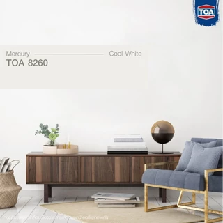 TOA SuperShield ทีโอเอ ซุปเปอร์ชิลด์ สีทาบ้าน สีขาวขุ่น เบอร์ 8260 ขนาด 9 ลิตร เนียน สีทาบ้าน สีทาภายนอก เกรด 15 ป