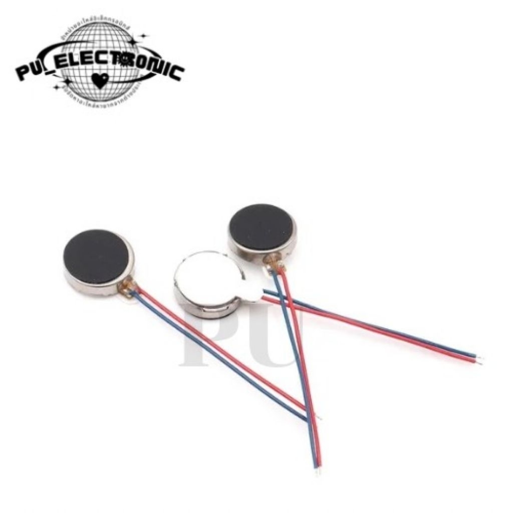 (1ชิ้น) AC119 มอเตอร์สั่น ขนาดเล็ก 3-5VDC 1027 Mobile Phone Flat Vibration Motor มอเตอร์สั่นมือถือ