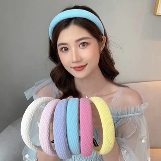 ที่คาดผมเกาหลี โทนสีพาสเทลหวานๆ พร้อมส่ง6สี (รหัสY62)