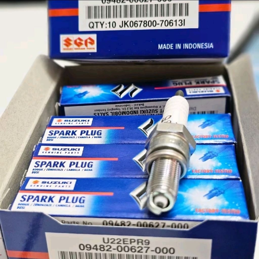 หัวเทียนแท้ suzuki ใส่ Honda ได้เกลียวยาว(U22EPR9) 09482-00627-000ของแท้ 100% มอเตอร์ไซค์ Motorcycle
