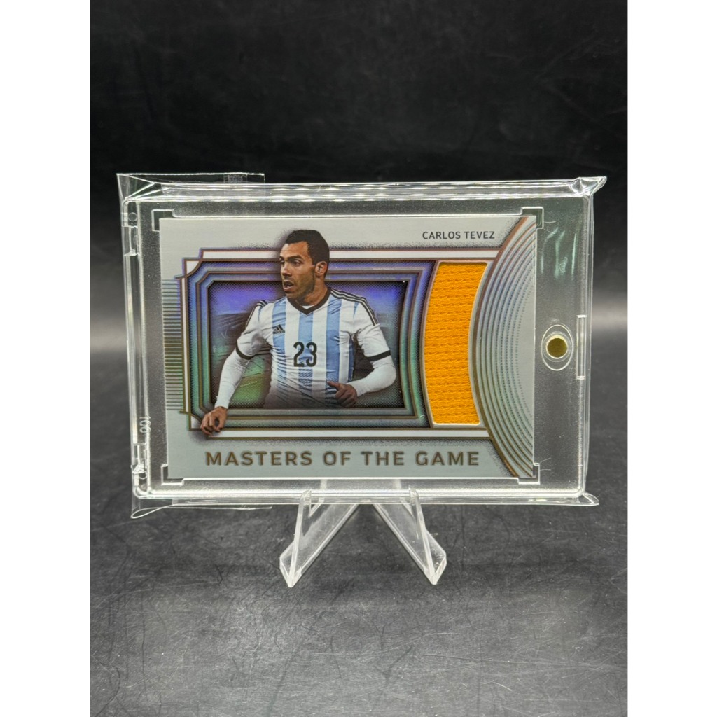 2025 Futera Platinum Carlos Tevez 02/19 MASTERS OF THE GAME Jersey Boca Juniors