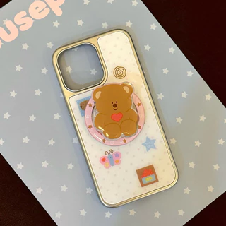 Bringhome Silver Phone case Magnetic เคสโทรศัพท์ แม่เหล็ก