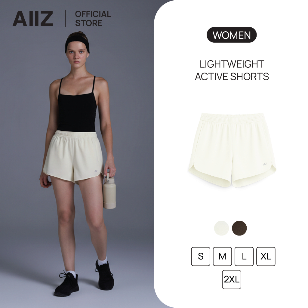 AIIZ กางเกงแอคทีฟผู้หญิงขาสั้น ราคาถูก Shopee Lazada
