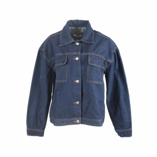 AIMERWOMEN-DenimJacketJ-สีน้ำเงินเข้มD023-204