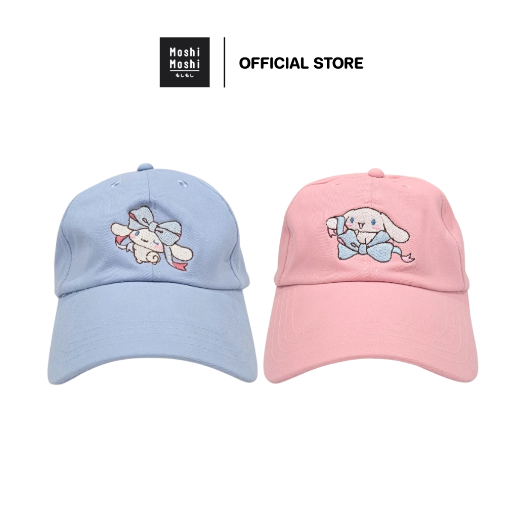 Moshi Moshi หมวก ลาย Cinnamoroll ลิขสิทธิ์แท้จากค่าย Sanrio หมวกเบสบอล รุ่น 6100006285-6286