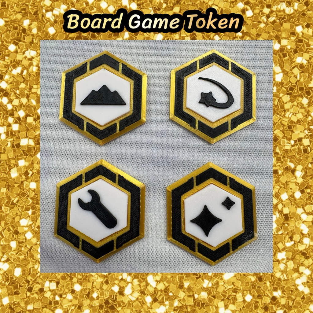 Board Game Token สัญลักษณ์ ต่างๆ