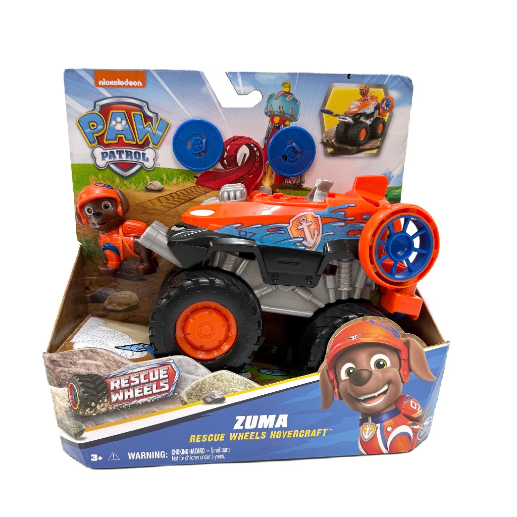 PAW PATROL Rescue Wheel Zuma ของเล่นยานพาหนะพร้อมฟิกเกอร์