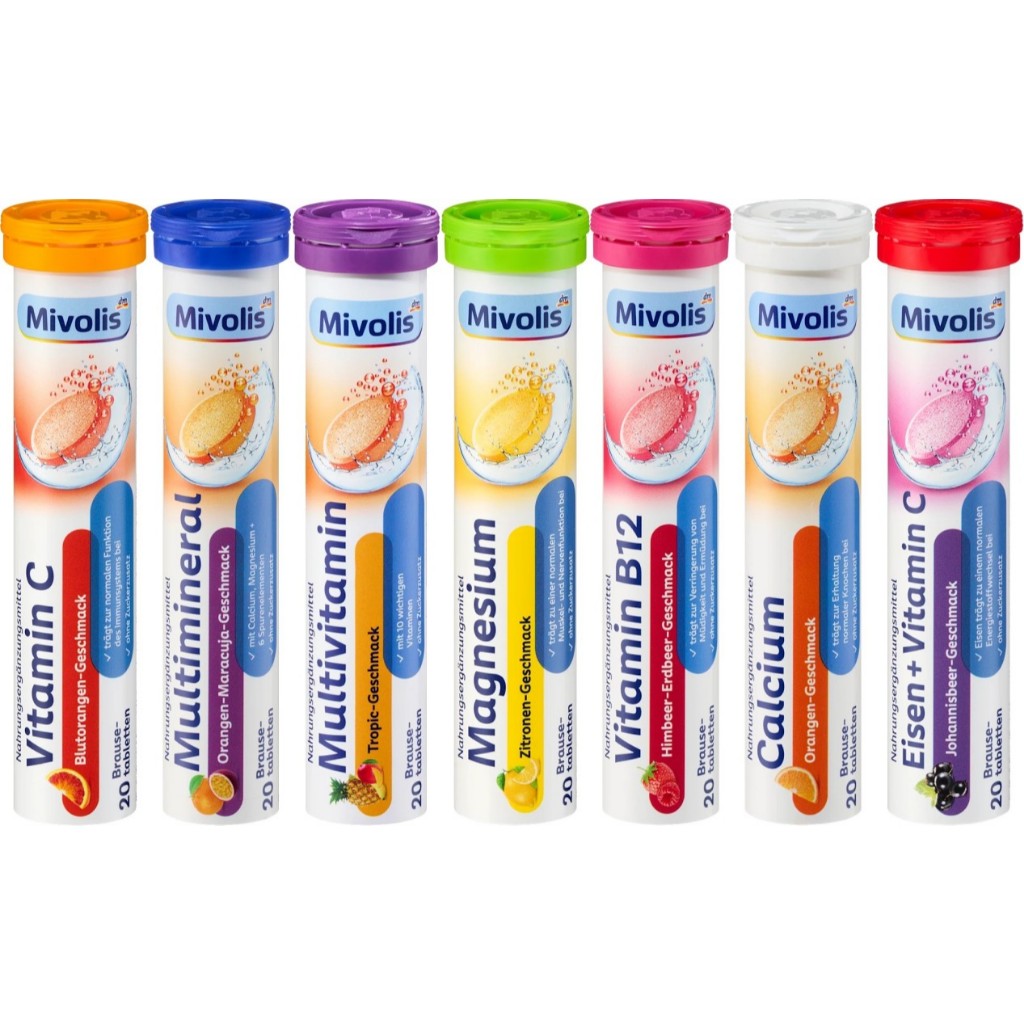 พร้อมส่ง Mivolis วิตามินเม็ดฟู่จากเยอรมัน🇩🇪 วิตามินดูดซึมง่าย วิตามินทานง่าย วิตามินซีสำหรับคนกินยาย