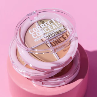 (NEW) essence CORRECT & CONCEAL colour correcting palette 10 คอนซีลเลอร์ คอเรคเตอร์ ปกปิดรอยดำ
