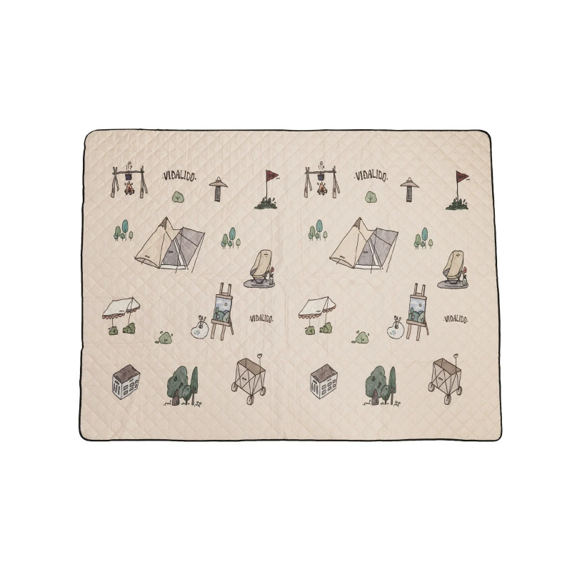 Vidalido Picnic Mat เสื่อ ปิกนิก พรม ขนาดใหญ่ ผ้า Oxford กันลื่นอย่างดี ใช้ได้ทางภายในและนอก เต็นท์