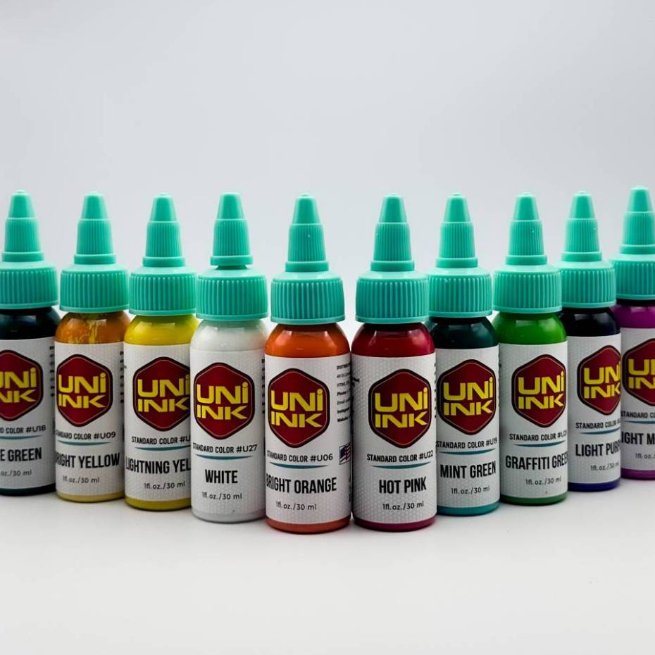 UNI INK สีสักแทททู Tattoo Ink 30 ml คุณภาพดี รูปที่ 4
