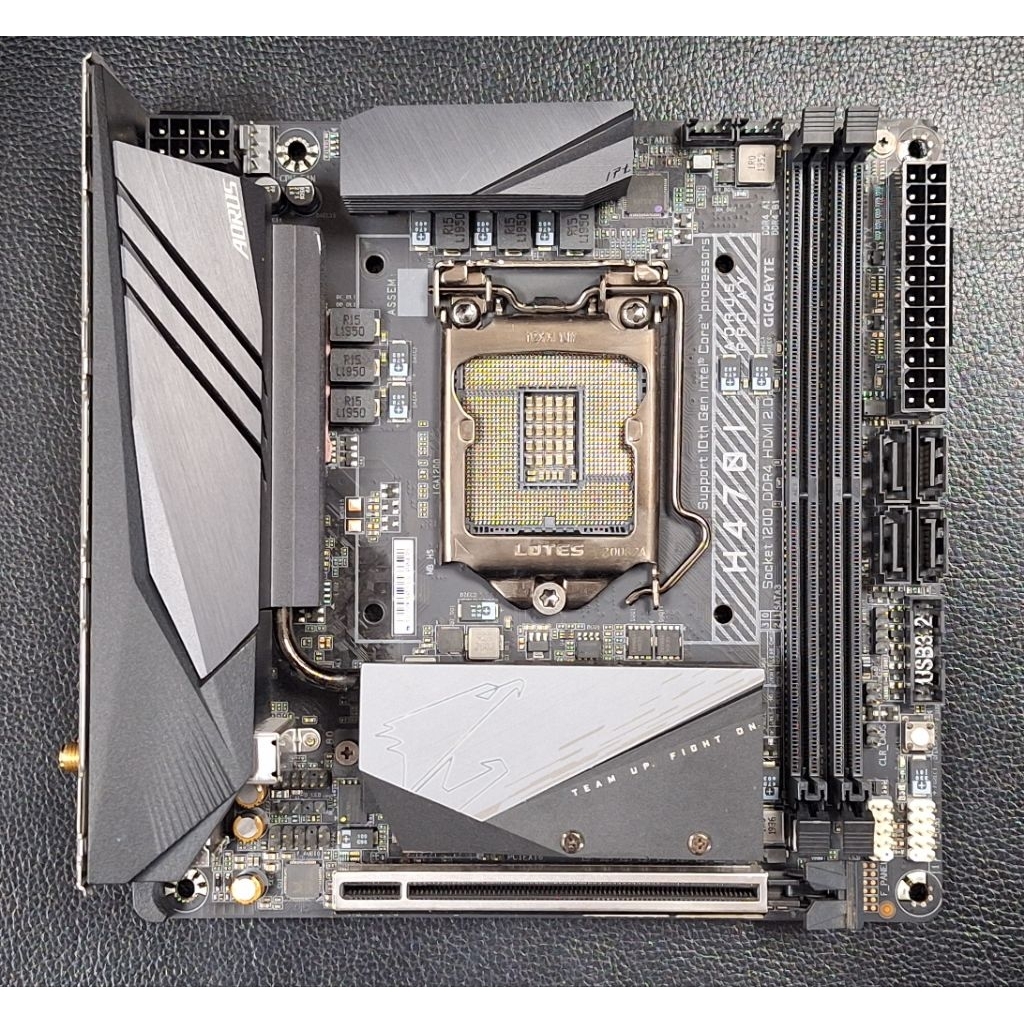 เมนบอร์ดมือ✌️1200 GIGABYTE AORUS H470I PRO AX สภาพดี