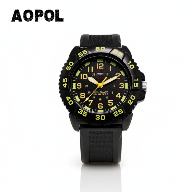 นาฬิกาข้อมือ AOPOL รุ่น 639 รุ่นยอดฮิต พรายน้ำ กันน้ำ ของพร้อมส่งจากไทย รูปที่ 5