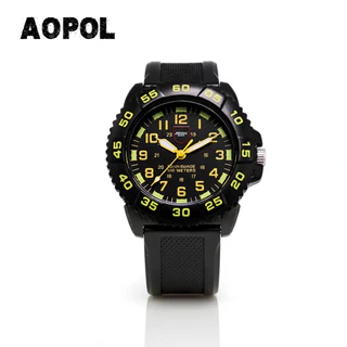 นาฬิกาข้อมือ AOPOL รุ่น 639 รุ่นยอดฮิต พรายน้ำ กันน้ำ ของพร้อมส่งจากไทย