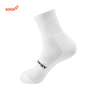 Socksy ถุงเท้าสุขภาพสำหรับลดเจ็บรองช้ำ ส้นหนาลดแรงกระแทก เหมาะสำหรับผู้สูงอายุ เท้าแบน น้ำหนักตัวเยอะ (แพ็ค1คู่) รุ่น RK