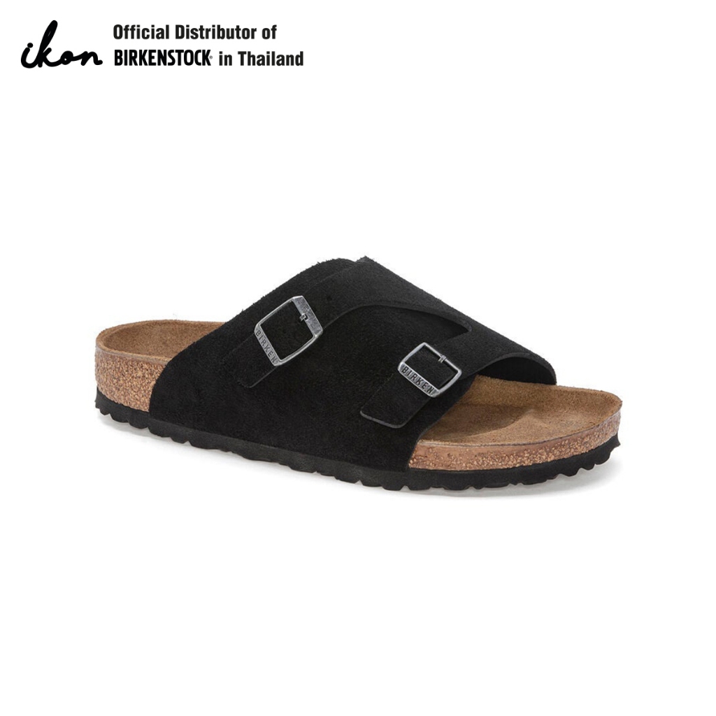 BIRKENSTOCK Zurich VL Black รองเท้าแตะ Unisex สีดำ รุ่น 1025045 (Regular)