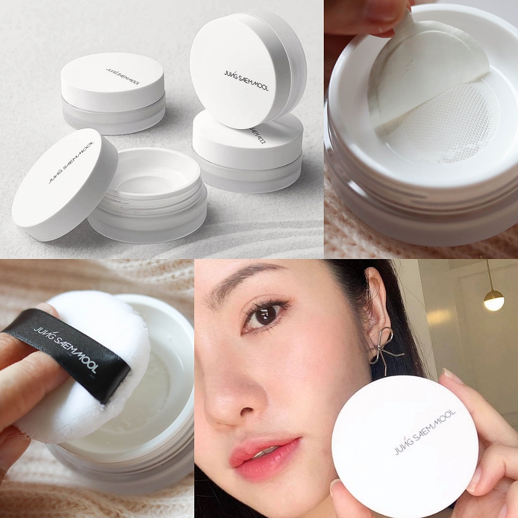 ✨ Jung Saem Mool Pro-lasting Finish Powder (มาพร้อมพัฟนุ่มๆ มีซองแยกใส่ให้อย่างดี)