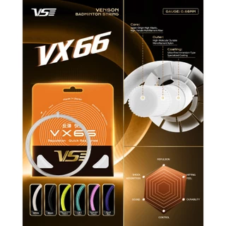 🏸 VS VX66 เอ็นแบดมินตัน สายสปีดจากญี่ปุ่น 0.66 มม. เด้งไว ตบคม คอนโทรลง่าย ของแท้
