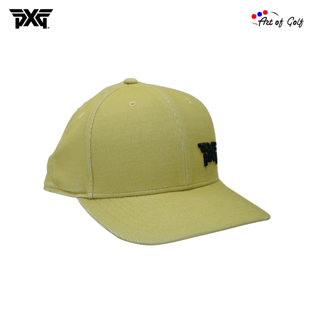 PXG 6-Panel Curved Bill Snapback Corduroy cap