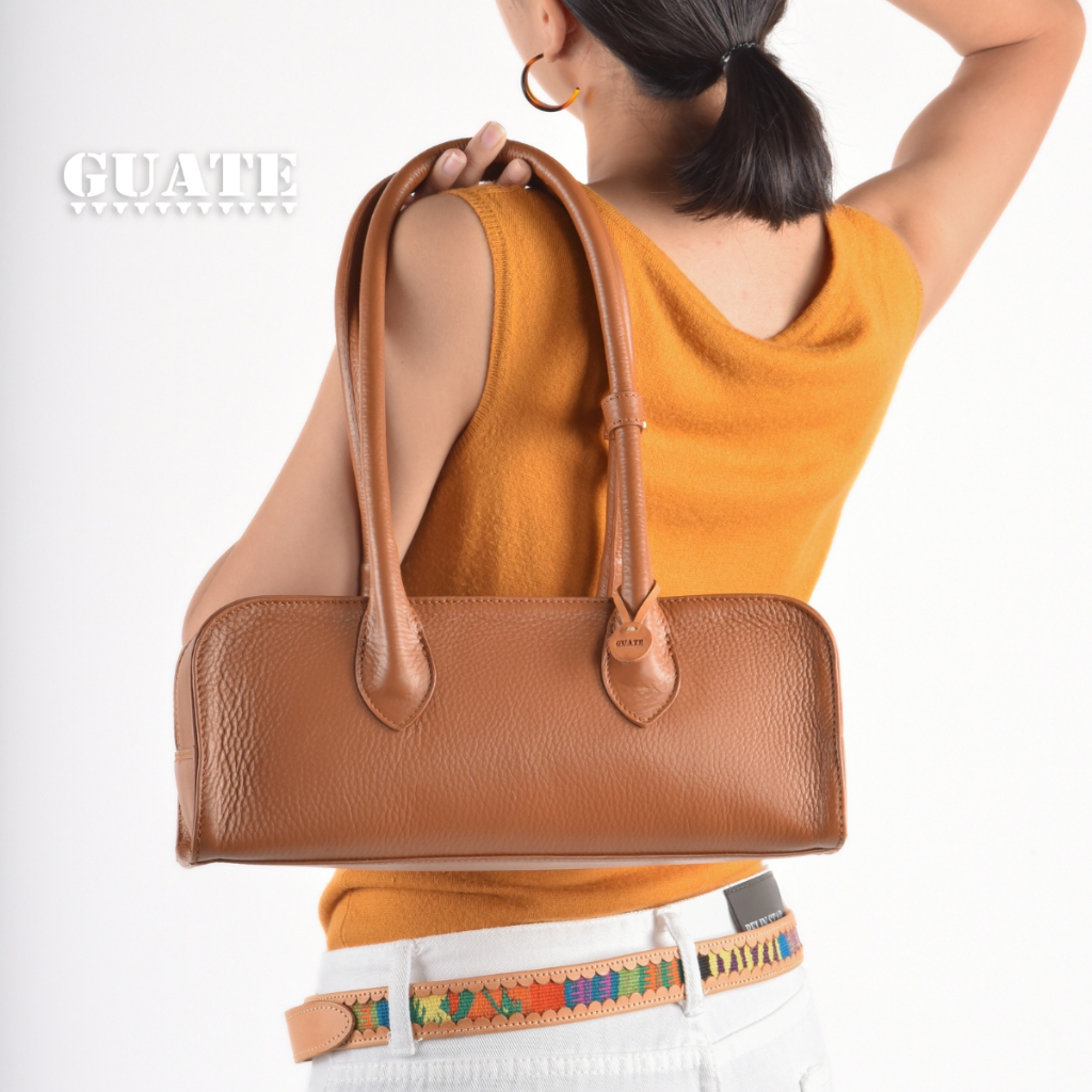 พร้อมส่งแล้ววันนี้✨ กระเป๋าหนังแท้สัมผัสนุ่ม สายยาวคล้องไหล่สดวก ใบนี้จุมาก GUATE กระเป๋าหนังแท้ รุ่น EVE