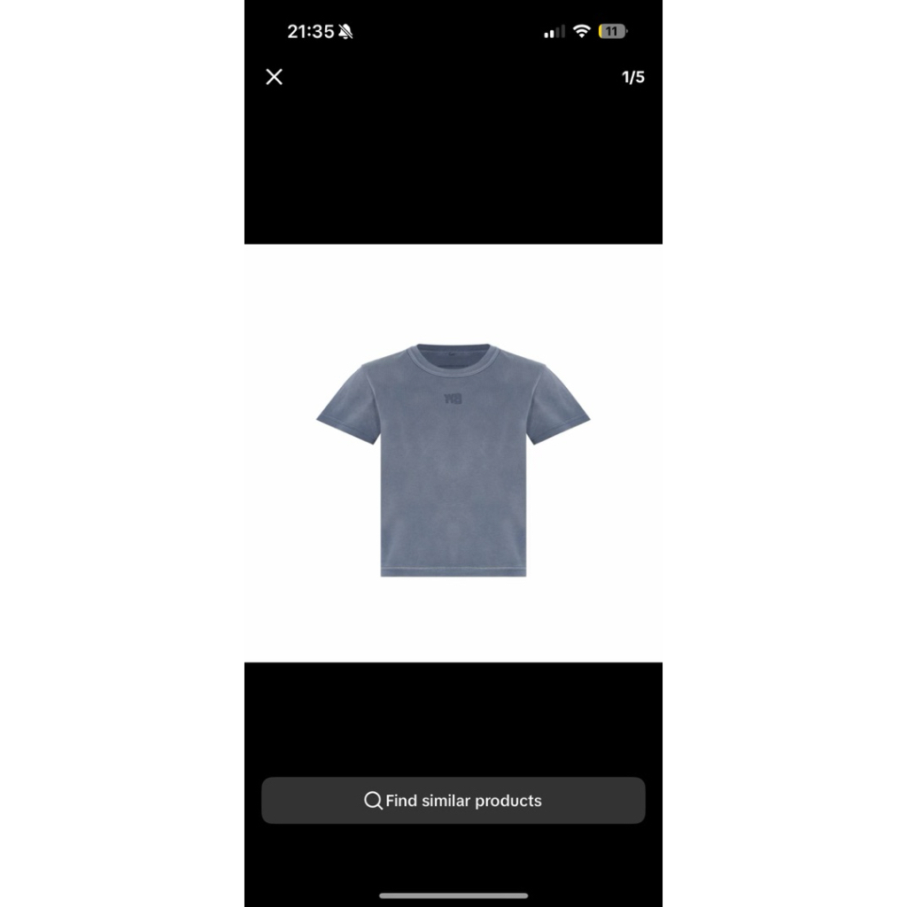 Alexander Wang Tshirt Club21 Thailand (พร้อมเปลื่ยนที่อยู่) สินค้า official outof stock แล้ว