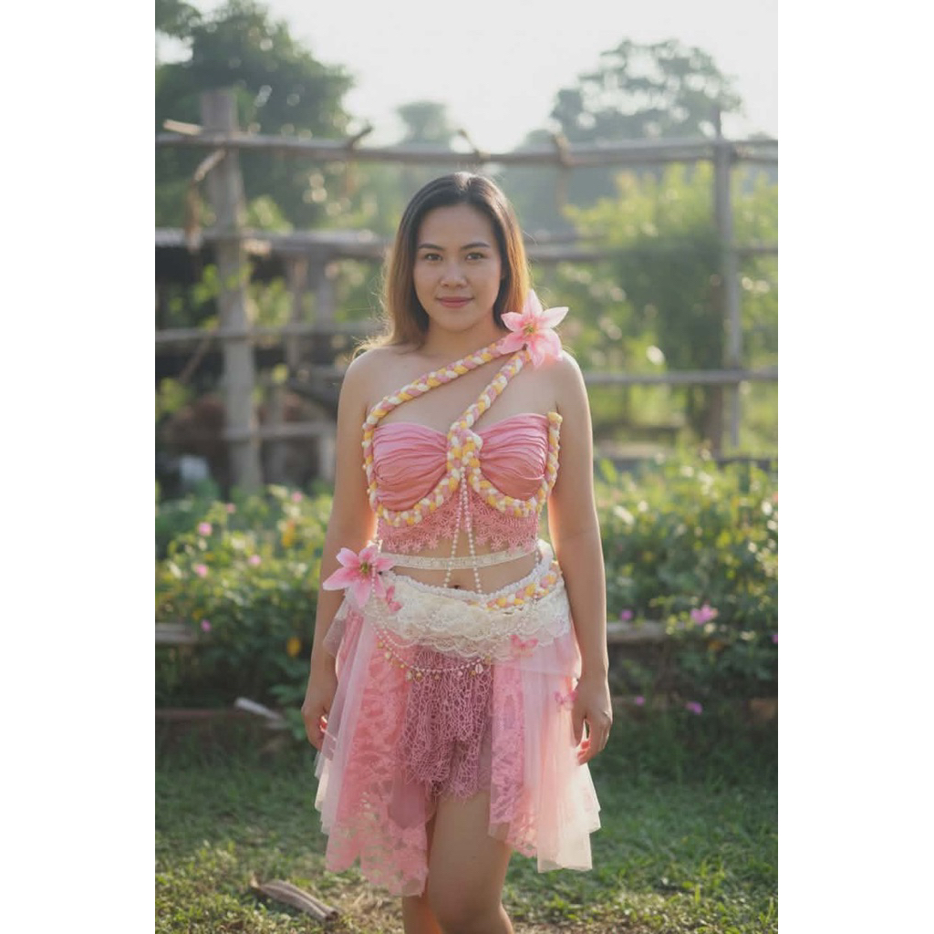 บรา+กระโปรงผูกข้างสไตล์วินเทจงานสั่งทำแจ้งสีแจ้งไซส์ที่ต้องการในช่องข้อความค่ะสินค้าใช้เวลาทำ1-2วันถ้ารีบแจ้งแม่ค้า ราคา ถูกที่สุด ดีลบีเคเค